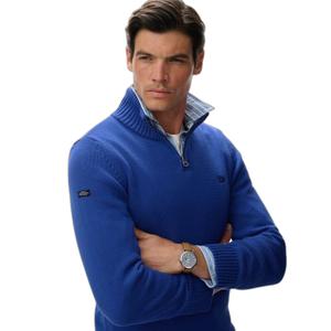 Sweter z kołnierzem typu camionneur, dzianina i bawełna Superdry image-1