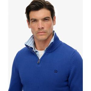 Sweter z kołnierzem typu camionneur, dzianina i bawełna Superdry image-3