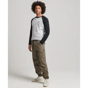 Pantalones cargo coton biologique Superdry Vintage Parachute image-6