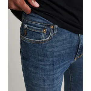 Organic cotton skinny jeans Superdry image-3
