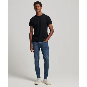 Organic cotton skinny jeans Superdry image-1