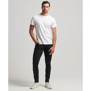 Pantalones pitillo de algodón orgánico Superdry image-1