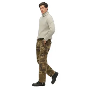 Cotton baggy cargo trousers Superdry image-5