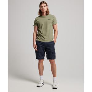 Organic cotton cargo shorts Superdry Core image-1
