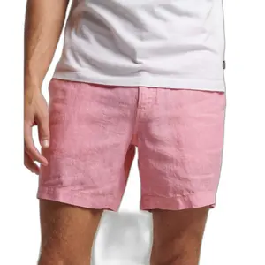 Short en lin surteint Superdry image-0