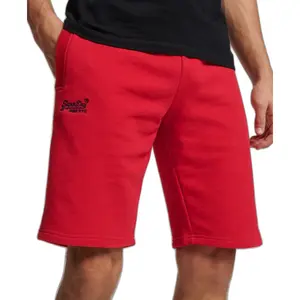 Children's unbrushed shorts with embroidered logo Superdry Vintage image-0