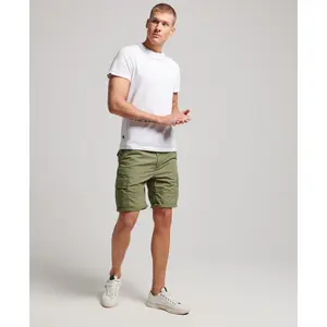 Organic cotton cargo shorts Superdry Heavy image-0