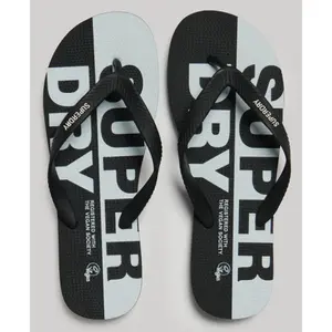 Ciabatte vegane con logo per bambini Superdry image-1