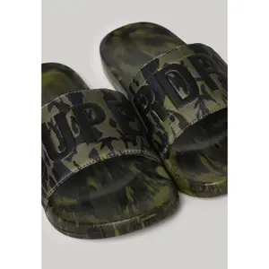 Chanclas de piscina de camuflaje Superdry image-3