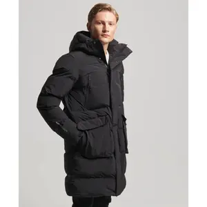 Plumífero largo con capucha Superdry image-1