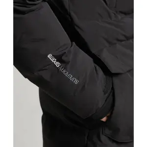 Plumífero largo con capucha Superdry image-5