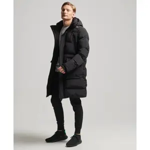 Plumífero largo con capucha Superdry image-2