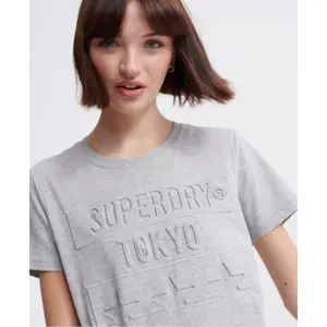 T-Shirt Relief Frau Superdry Tokyo Stars image-4