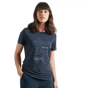 Classic appliqué t-shirt for girls Superdry Re-Worked image-0