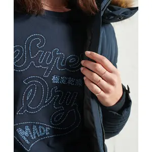 Classic appliqué t-shirt for girls Superdry Re-Worked image-2