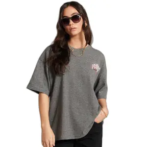 T-shirt de tamanho exagerado para mulheres Superdry Workwear image-1