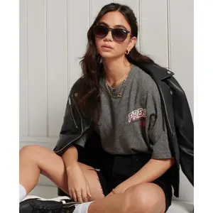 T-shirt de tamanho exagerado para mulheres Superdry Workwear image-2