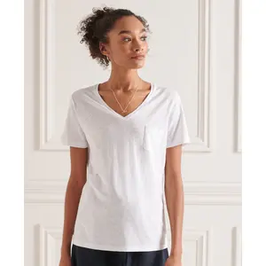 T-shirt met borstzakje voor dames Superdry image-2