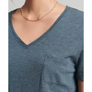 Dames-T-shirt met v-hals Superdry image-2