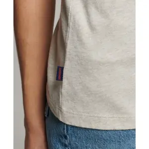 Contrasting t-shirt organic cotton girl Superdry Vintage Logo image-4