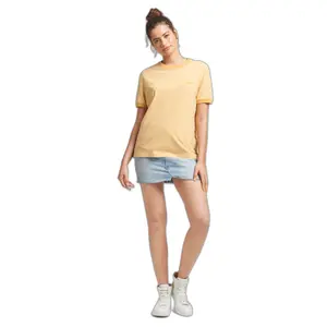 Contrasting t-shirt organic cotton girl Superdry Vintage Logo image-1