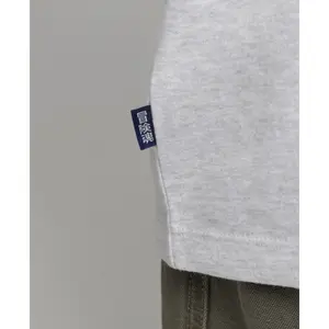 Organic cotton embroidered T-shirt for girls Superdry Vintage Logo image-2