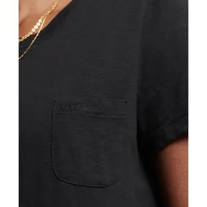 T-shirt with pocket organic cotton girl Superdry Studios image-2