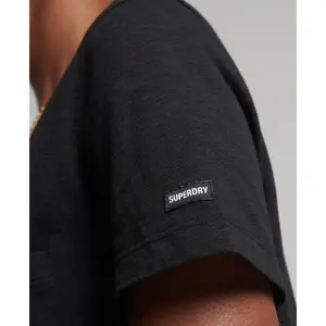 T-shirt with pocket organic cotton girl Superdry Studios image-3