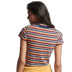 T-shirt court organic cotton girl Superdry Vintage image-1