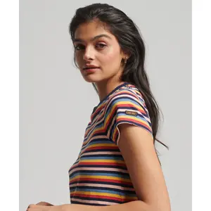 T-shirt court organic cotton girl Superdry Vintage image-2