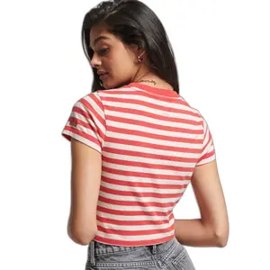 T-shirt court organic cotton girl Superdry Vintage image-1