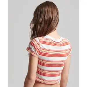 T-shirt court organic cotton girl Superdry Vintage image-2