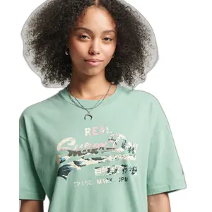 T-Shirt Frau Superdry Vintage Logo Narrative image-1
