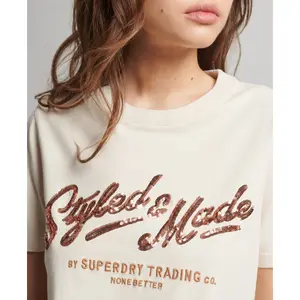 T-Shirt Frau Superdry Vintage Script image-3