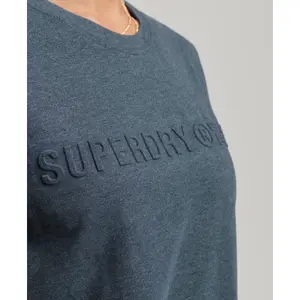 Girl's mottled T-shirt Superdry Vintage Logo Corporate image-2