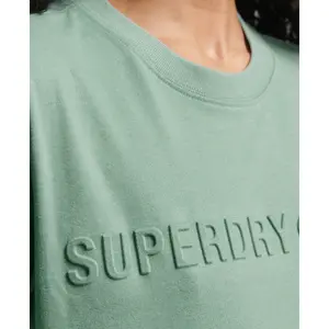 Girl's mottled T-shirt Superdry Vintage Logo Corporate image-3