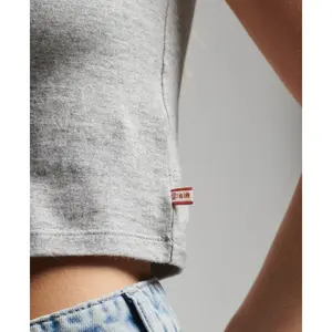 T-shirt z bawełny organicznej dla kobiet Superdry Vintage Tiny Baseball image-3