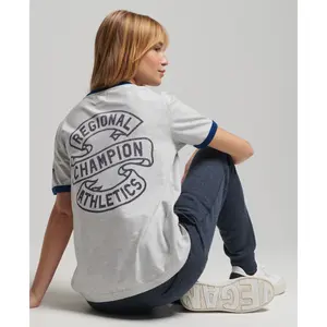 T-shirt with contrasting border girl Superdry Vintage Athletic image-2