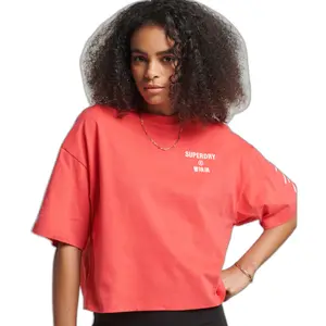 Camiseta feminina Superdry Core Logo Sport image-0