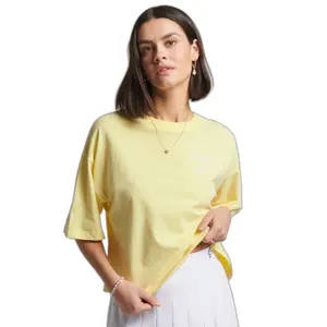 w1010826b-qlc-t-shirt-frau-superdry-core-logo-sport-hellgelb