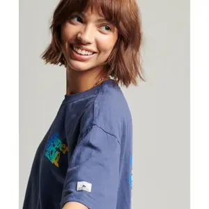 Gestreiftes T-Shirt, Frau Superdry Vintage Cali image-3