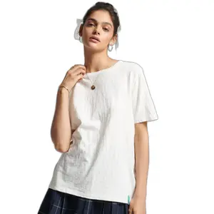 Organic cotton t-shirt girl Superdry Surf Ranchero Vintage image-0