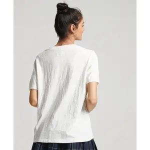 Organic cotton t-shirt girl Superdry Surf Ranchero Vintage image-2