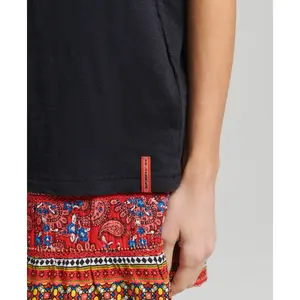 Organic cotton t-shirt girl Superdry Surf Ranchero Vintage image-3