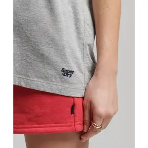 Girl's striped T-shirt with contrasting edges Superdry Vintage Cali image-3