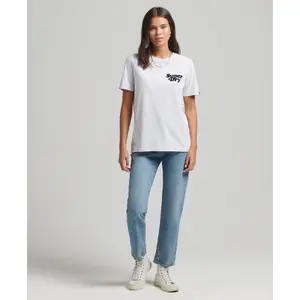 Camiseta de mujer Superdry Cooper Classic Logo 70s image-0