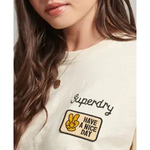 Lockeres T-Shirt, Damen Superdry image-3
