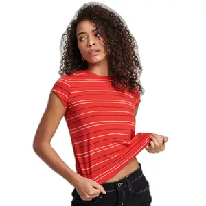 T-shirt court girl Superdry Vintage image-0