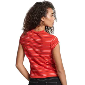 T-shirt court girl Superdry Vintage image-1