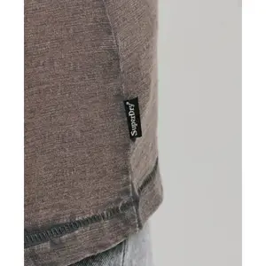 Organic cotton v-neck t-shirt for girls Superdry Essential image-3